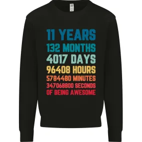 11th Birthday 11 Year Old Kids Sweatshirt Jumper