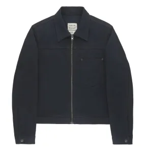 2005 Overdyed Stretch Twill Slim 1 Pocket Jacket with Zipper Front