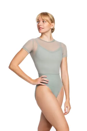 AinslieWear 1116ME Adina with Mesh Leotard (High Cut)