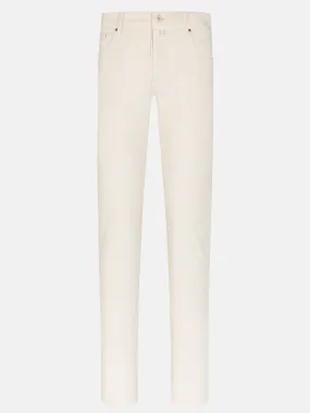 BARD PANTS IN WHITE CORDUROY