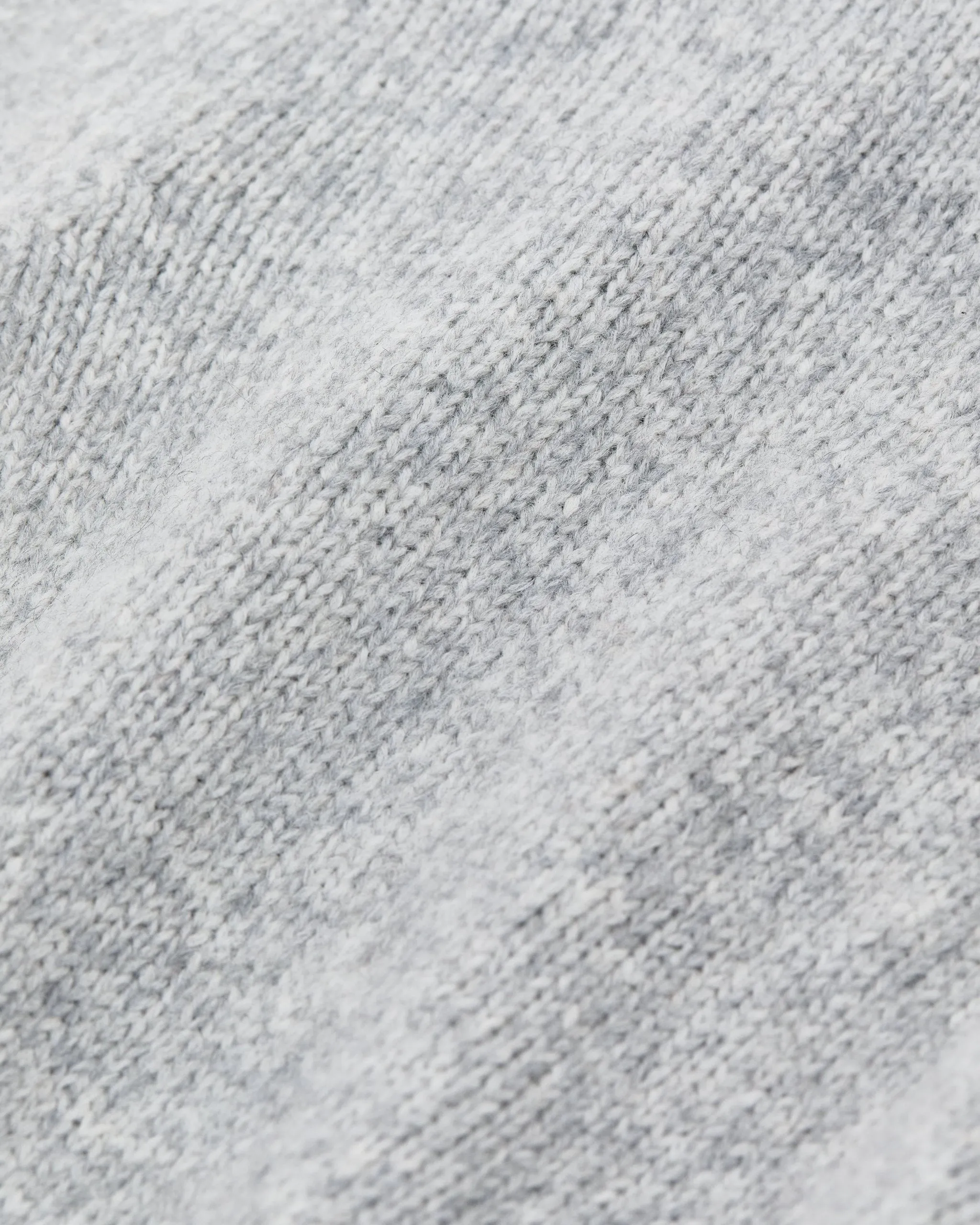CROPPED CREW NECK | LIGHT GREY MELANGE