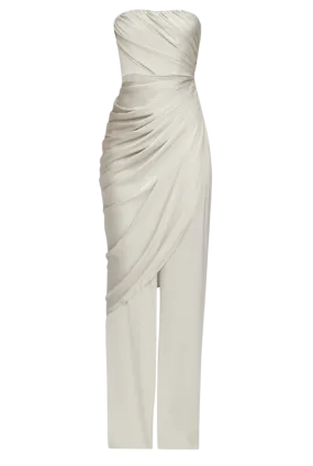Envo Strapless Jumpsuit | Arctic Blue