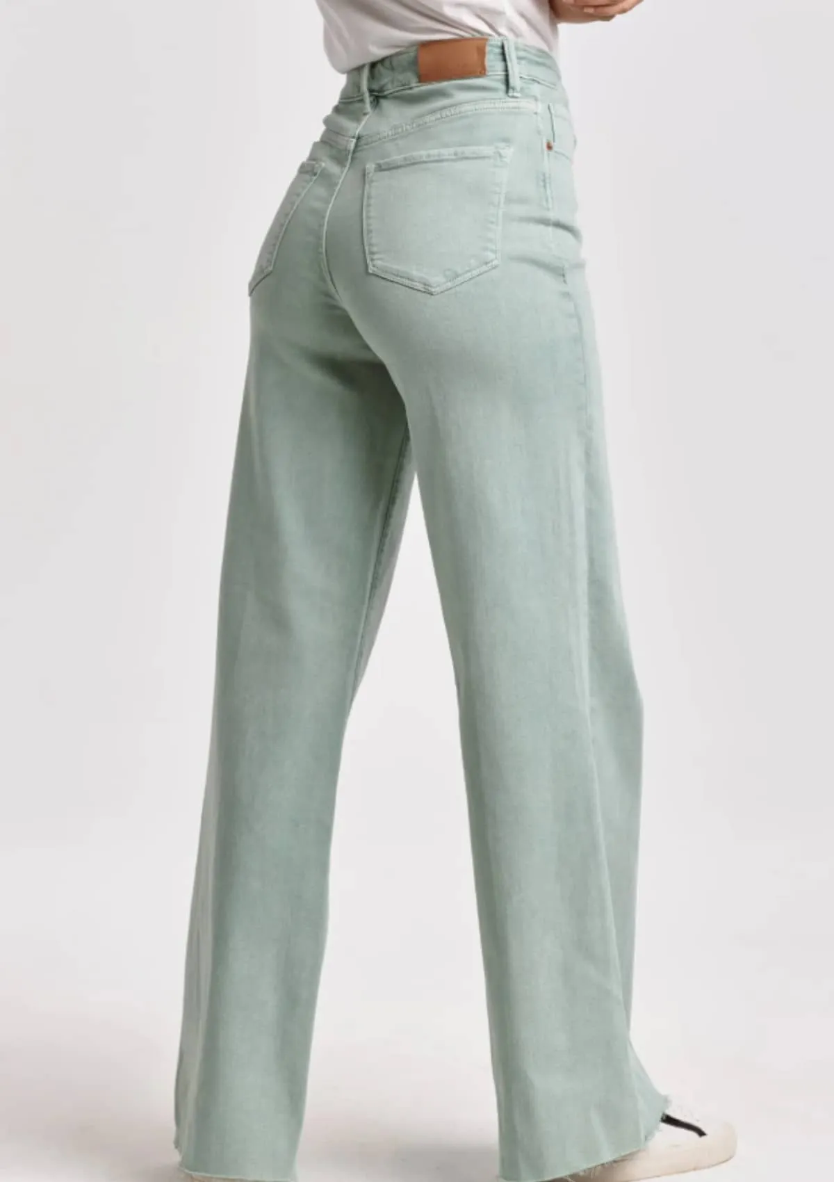 Fiona High Rise Women's Jeans - Fresh Mint