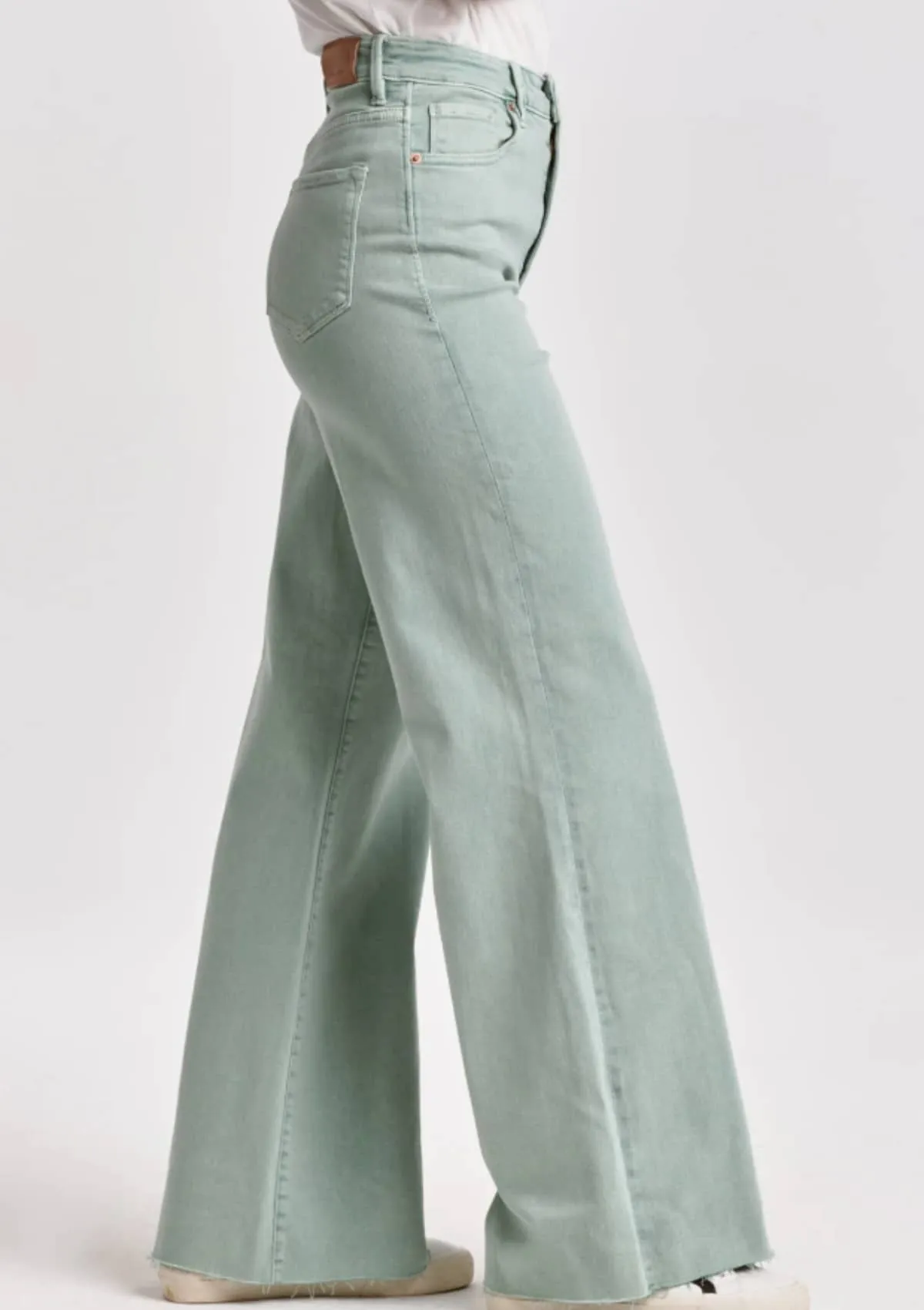 Fiona High Rise Women's Jeans - Fresh Mint