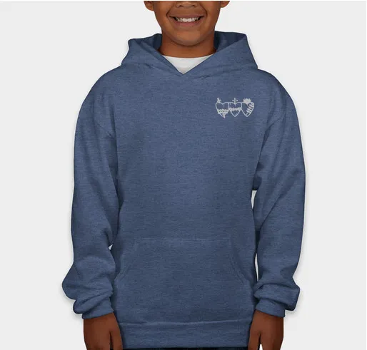 Holy Family Hearts® Kid's Hoodie