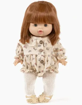 Leonore ruffled jumpsuit in Sorgue crepe Emile & Ida