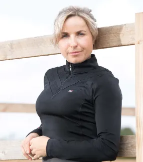 PEI Arclos Ladies Technical Riding Top (Black)